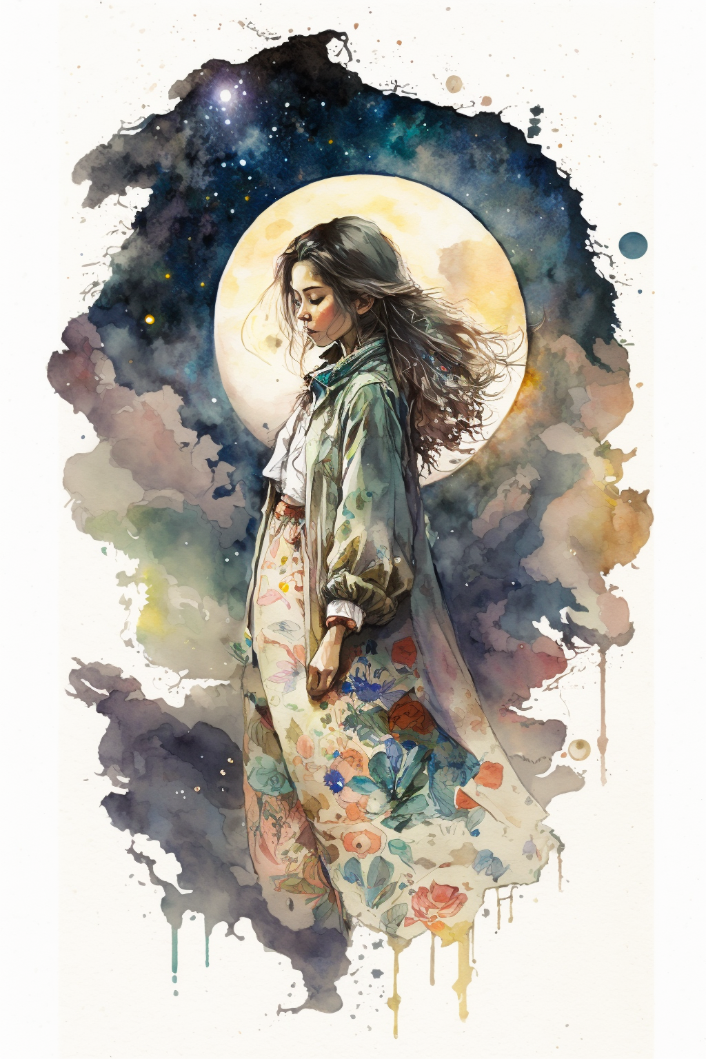 "She Walks in Beauty" Fine Art Print