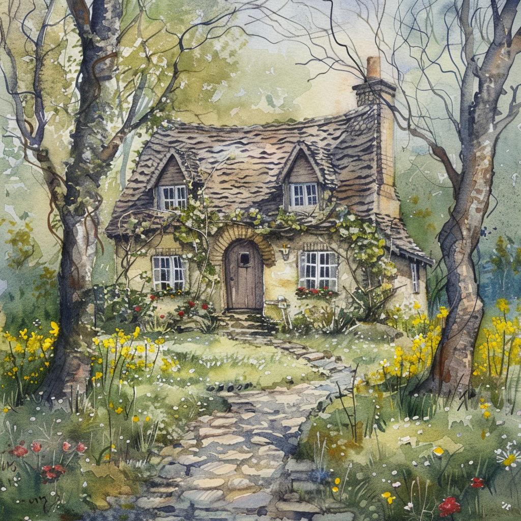 Cottage Notecards