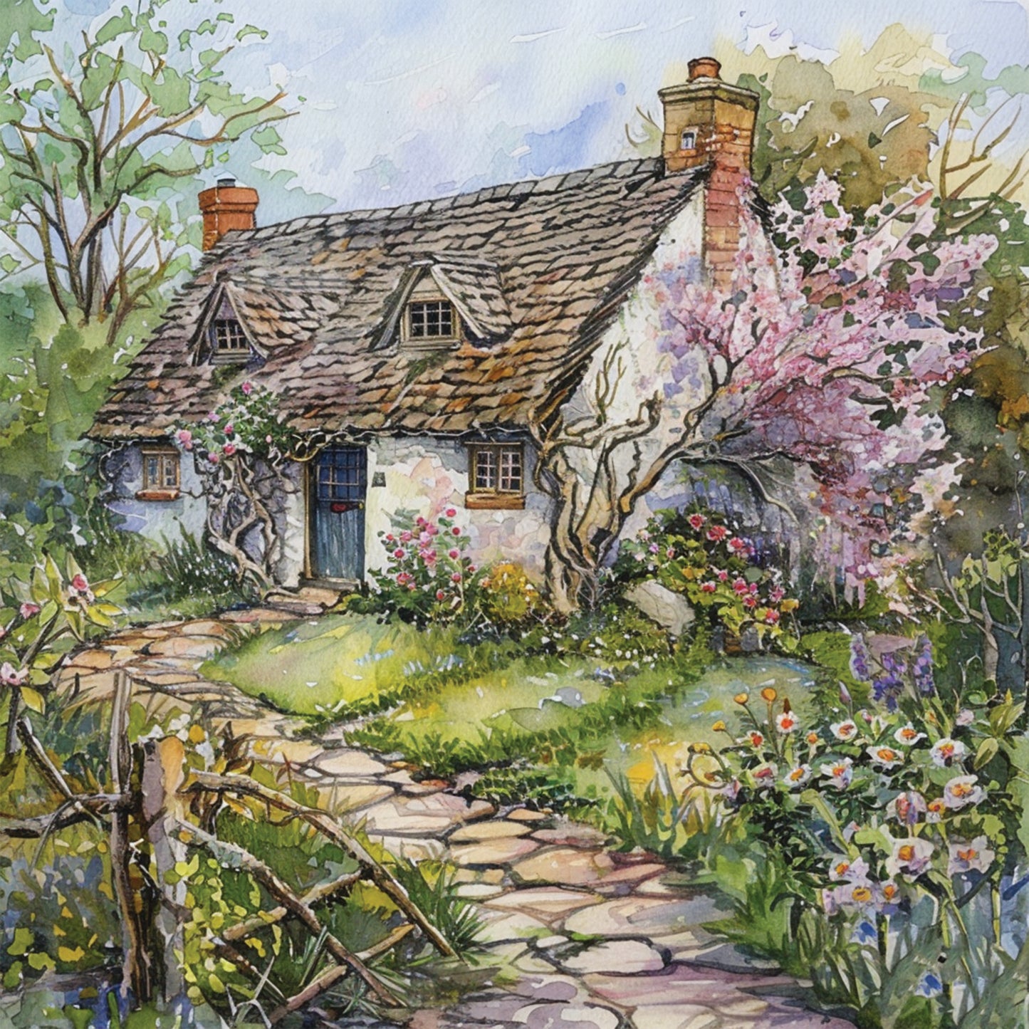 Cottage Notecards