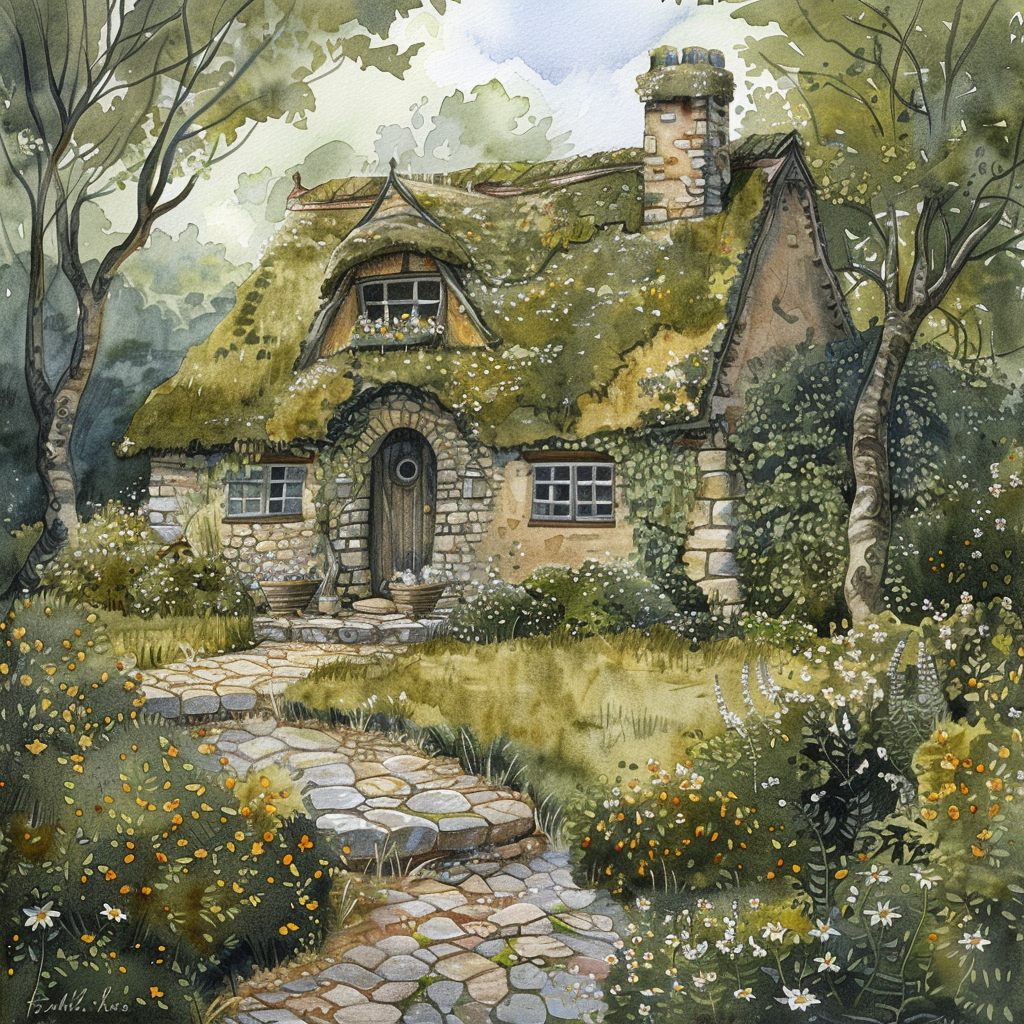 Cottage Notecards