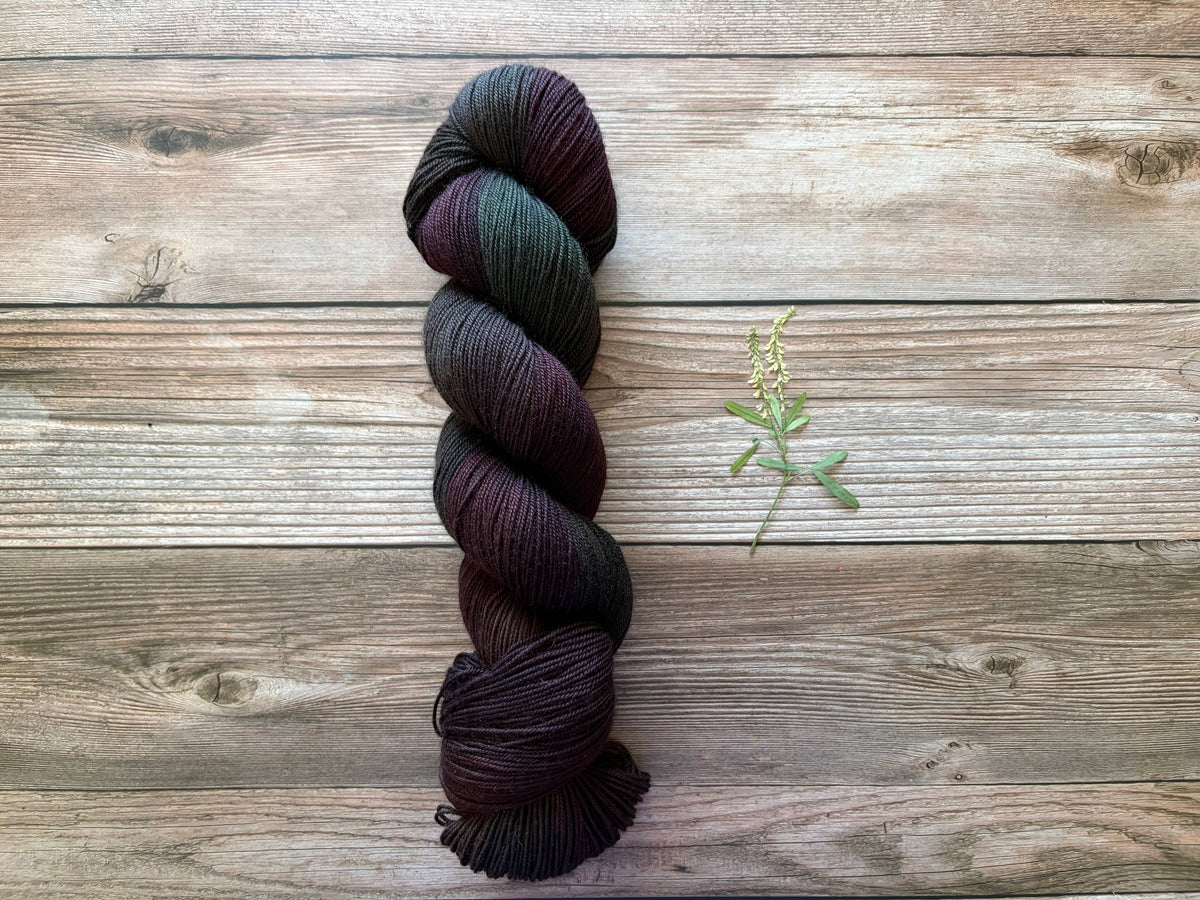 Fluorite | Yak Blend Hand Dyed Yarn |