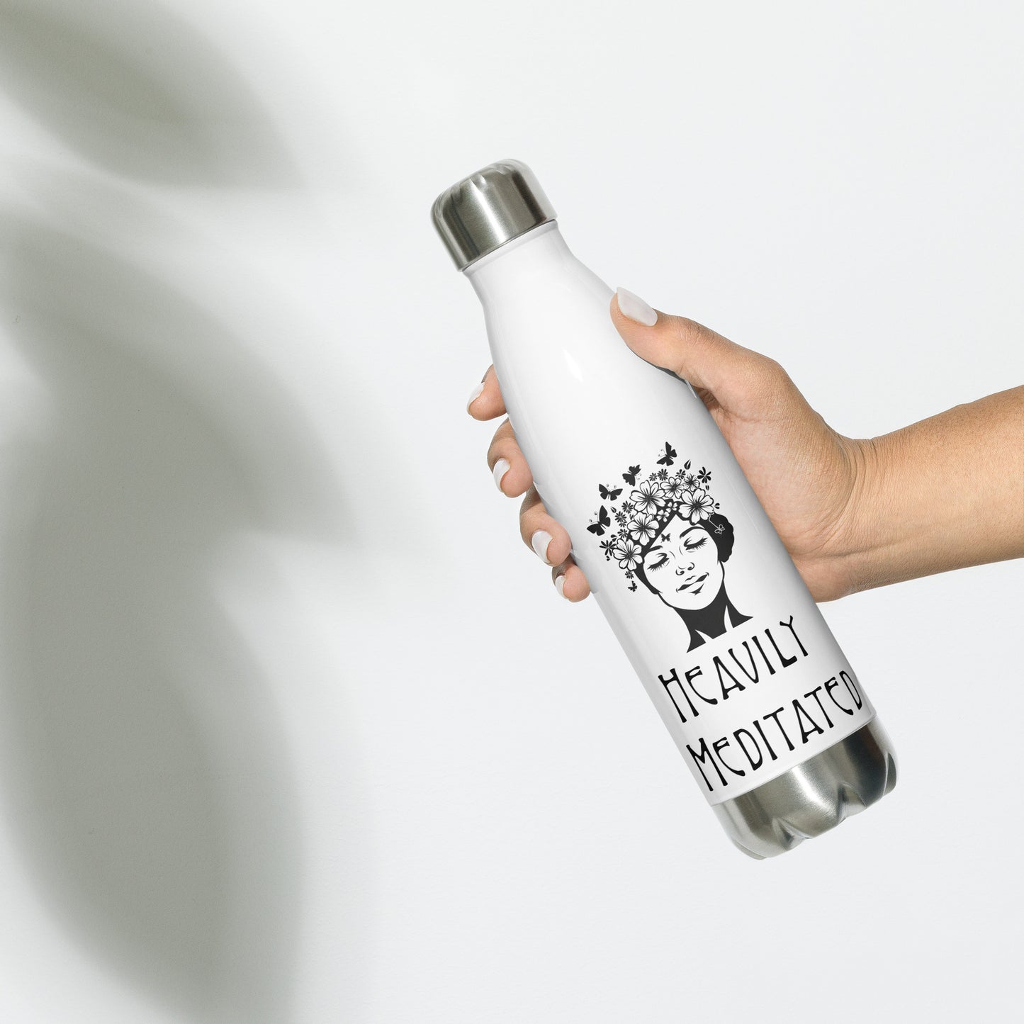 Heavily Meditated Water Bottle - Her