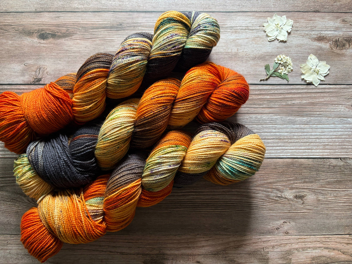 The Pumpkin King | Hand Dyed Yarn