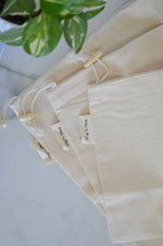 Cotton Muslin Bulk Shopping Bags 3-Pack