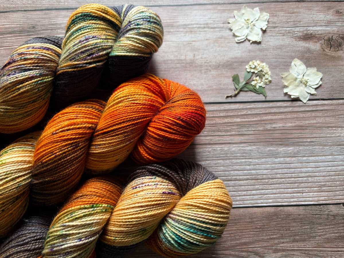 The Pumpkin King | Hand Dyed Yarn