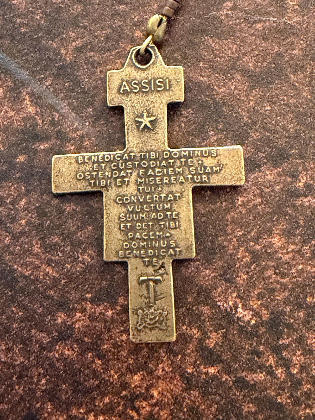 Franciscan Crown Chaplet – Picture Jasper & Bronze