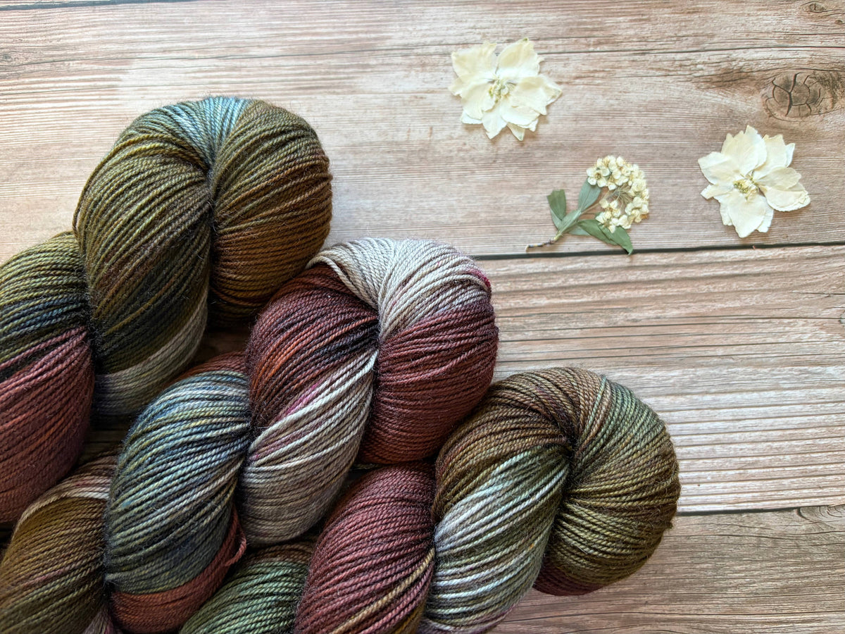 Sequoia | Yak Blend Hand Dyed Yarn