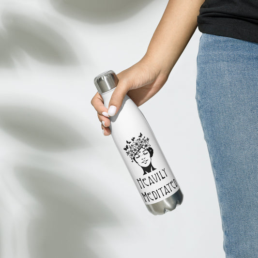 Heavily Meditated Water Bottle - Her