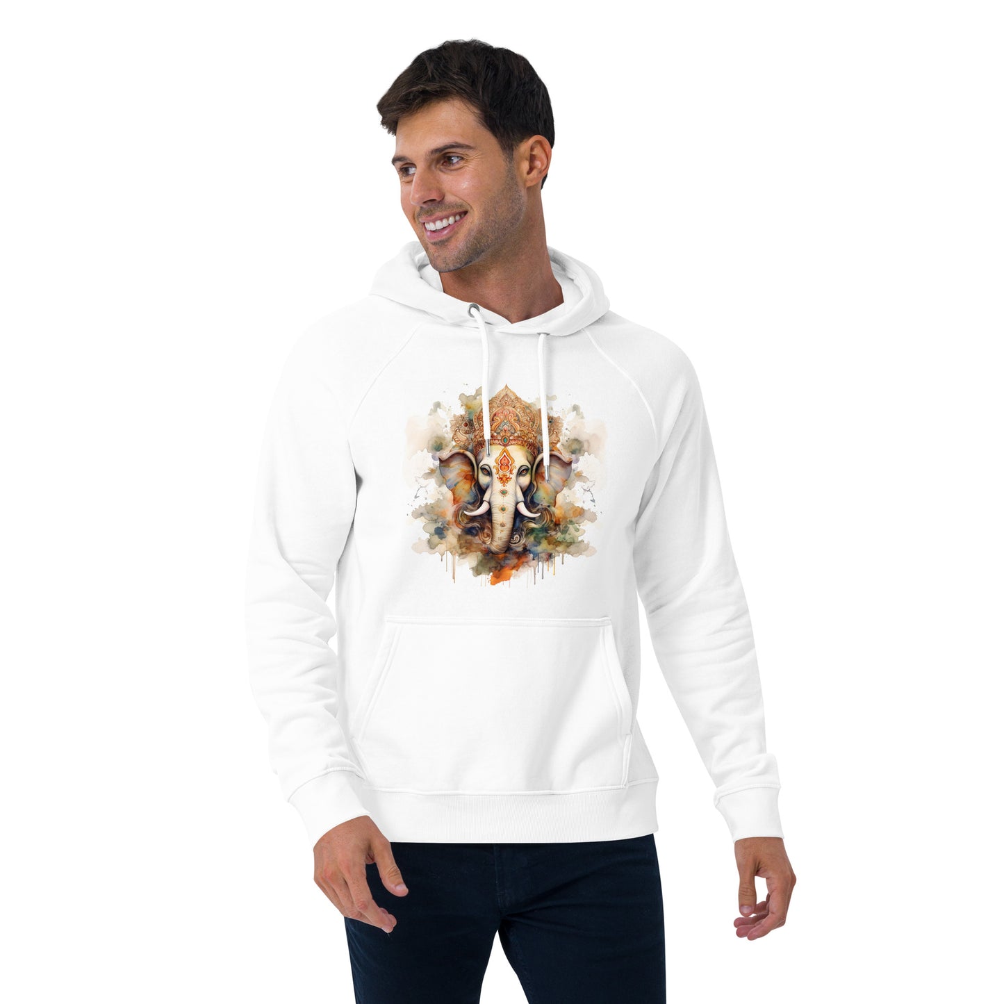 Lord Ganesha Unisex Eco Hoodie