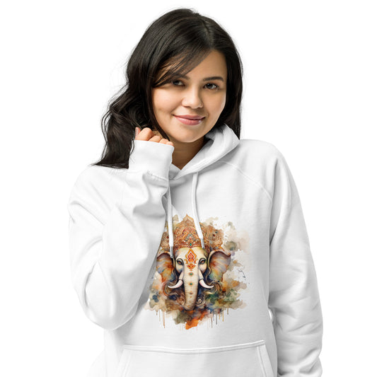 Lord Ganesha Unisex Eco Hoodie
