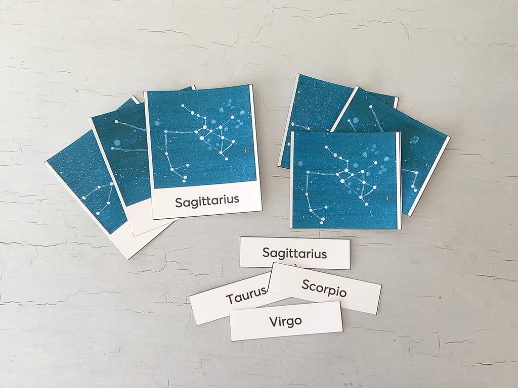 Constellation 3-Part Cards