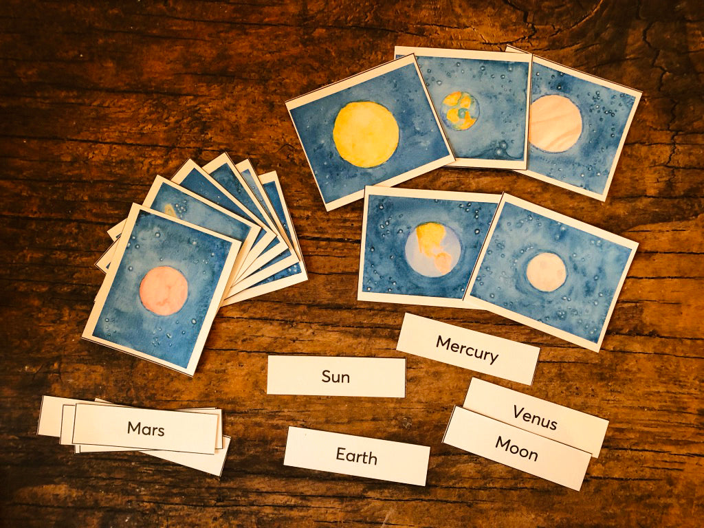 Solar System 3-Part Cards